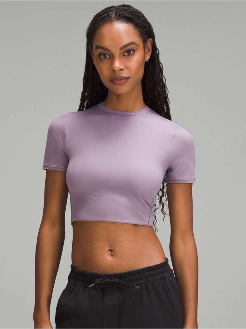 Lululemon wundermost nulu cropped shirt